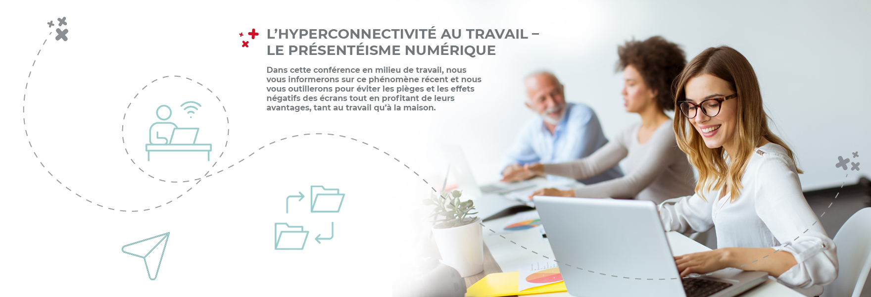 Conférence sur l'hyperconnectivité au travail - présentéisme numérique
